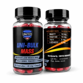 UNI-BULK MASS Capsules – Advanced Muscle & Strength Stack | United Hormone