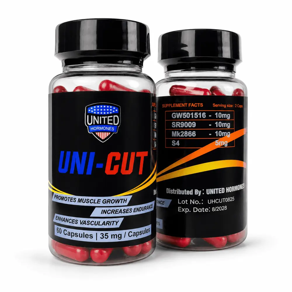 UNI-CUT Advanced Cutting Stack Capsules – Endurance, Vascularity & Lean Muscle Support | United Hormone